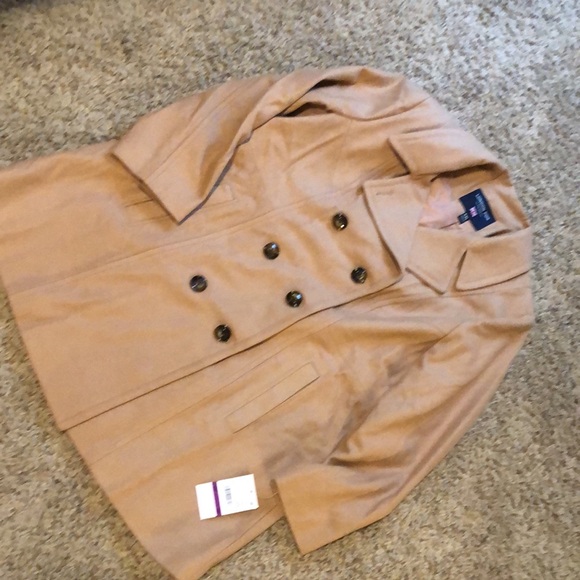 BRAND NEW WITH TAGS. Women's London Fog Double Breasted Wool Peacoat - Picture 3 of 14